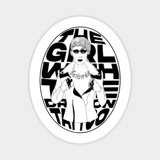 "the Girl with the Dragon Tattoo" Lisbeth Emblem Magnet