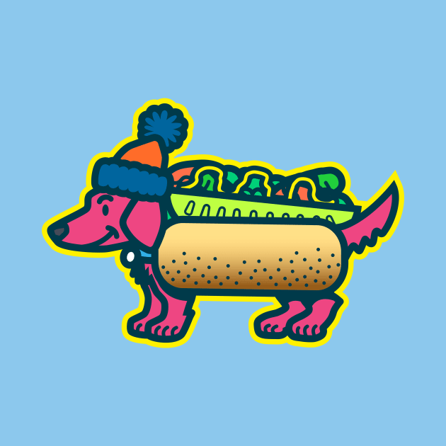 Da Chicago Mustard Dog by DangerHuskie