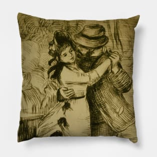 Dance in the Country by Pierre Renoir Pillow