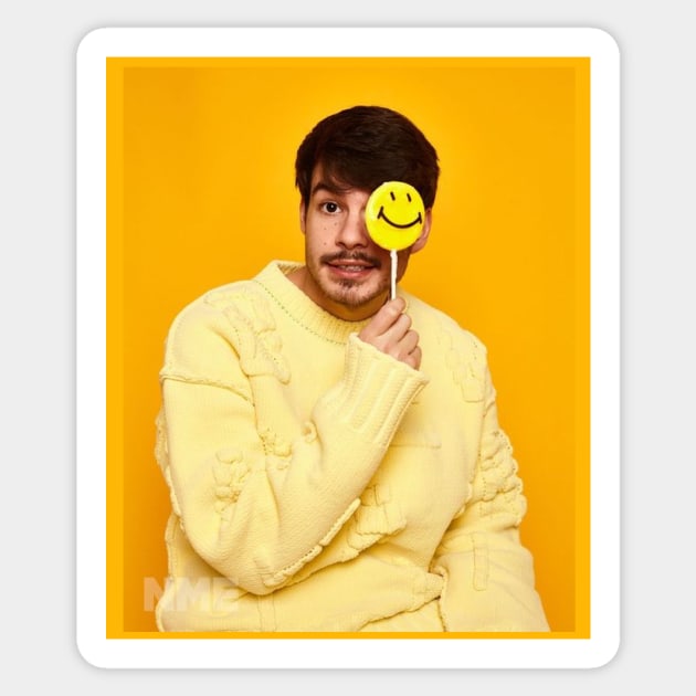 rex orange county happy Rex Orange County Who Cares Sticker