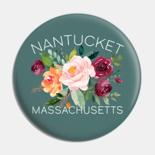 Cape Cod Massachusetts Floral Bouquet for Women Who Love Roses Pin