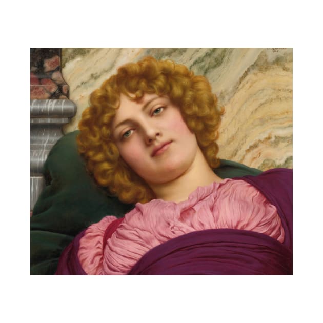 Myrhinna by John William Godward by Classic Art Stall