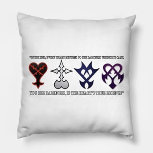 All Kingdom Hearts Enemies Unite! (With Quote) Pillow