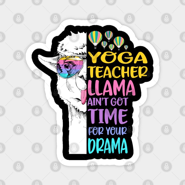 Yoga Teacher Llama Magnet by Li