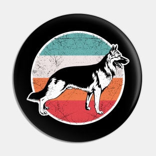 Vintage Retro German Shepherd Pin