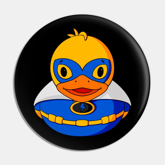 Superhero Rubber Duck Pin by Alisha Ober Designs