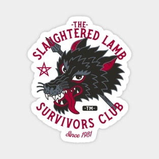 The Slaughtered Lamb Survivors Club - Vintage Horror Magnet