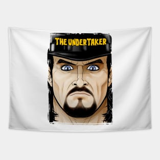 The Undertaker scary face Tapestry