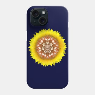 Sunflower Mandala Pattern Phone Case