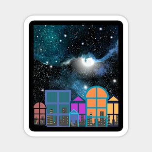 dreamy night design Magnet