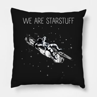 Copy of We Are Starstuff III - Astronaut - Space Station - Black - Sci-Fi Pillow