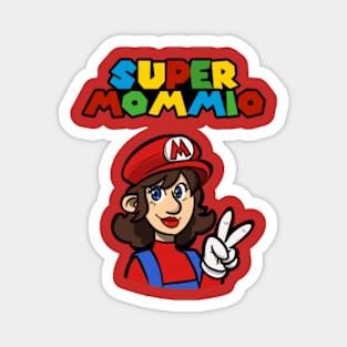 Funny Super Mommio Fitted Magnet