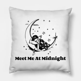 Meet Me At Midnight v4 Pillow