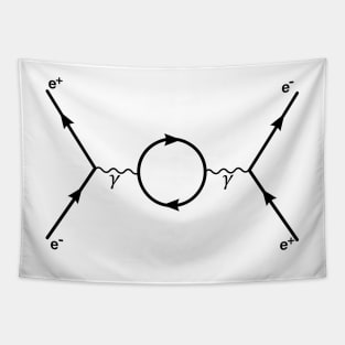 Second Order Feynman Diagram - Particle Physics Tapestry