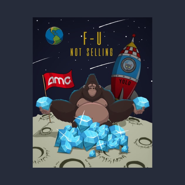 AMC Ape to the Moon by TheLuckyClown