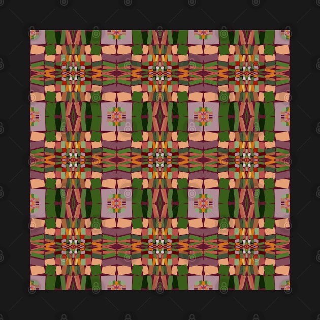 Geometric pattern in ethnic style. by IrinaGuArt