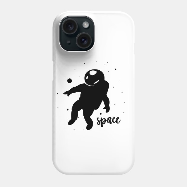 Astroman Phone Case by Whatastory