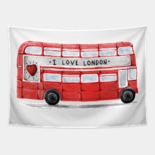 London Bus Tapestry