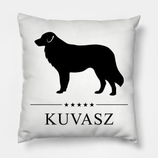 Kuvasz Black Silhouette Pillow