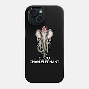 Coco Chan-Elephant Fashion Designer Elephant Jungle Gift For Animal Lover Anthropomorphic Phone Case