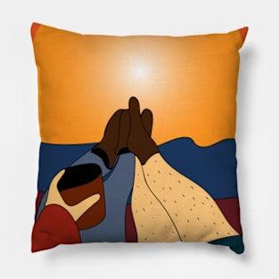 Valentine Couple Sunrise Pillow