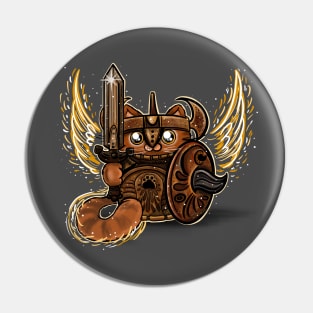 Crucible Knight Cat | Elden Ring Fanart Pin