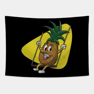 Swinging Retro Pineapple Tapestry