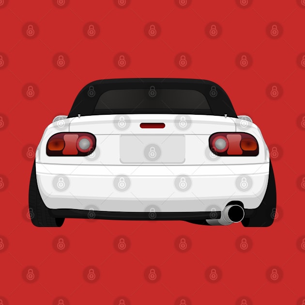 Miata rear White by VENZ0LIC