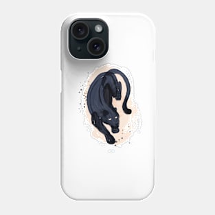 Painterly Panther Phone Case