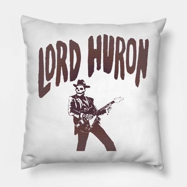 Lord Huron Best Of Pillow by StoneSoccer