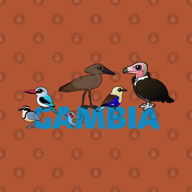 The Birdorable Gambia Birds by birdorable