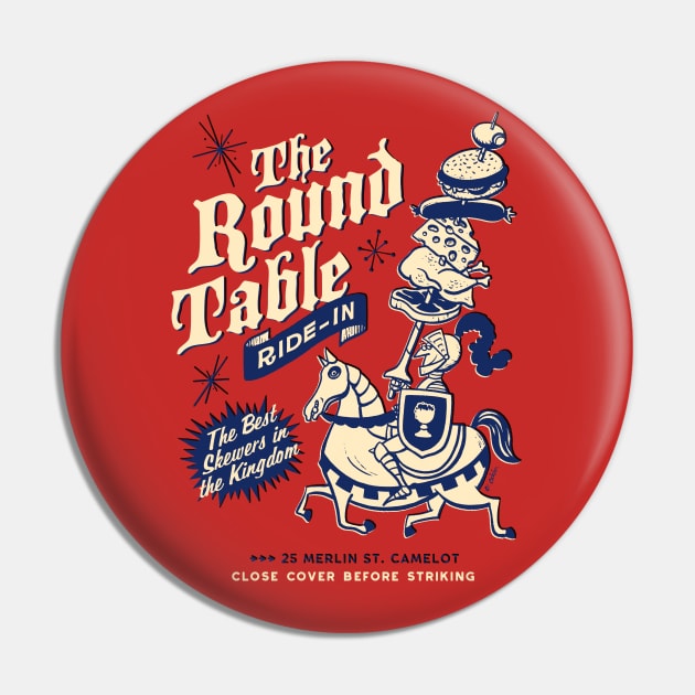 Round Table Ride-In Pin by victorcalahan