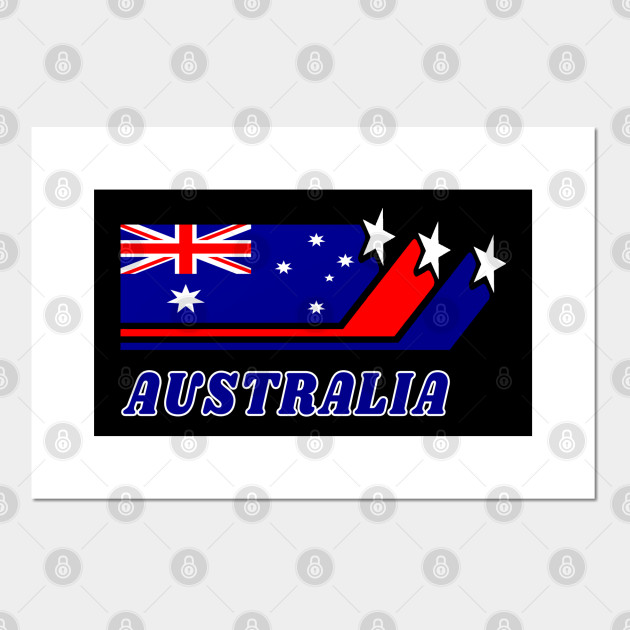 Australia Flag Sydney Melbourne Gift Australia Flag Sydney Melbourne Gift Posters And Art Prints Teepublic