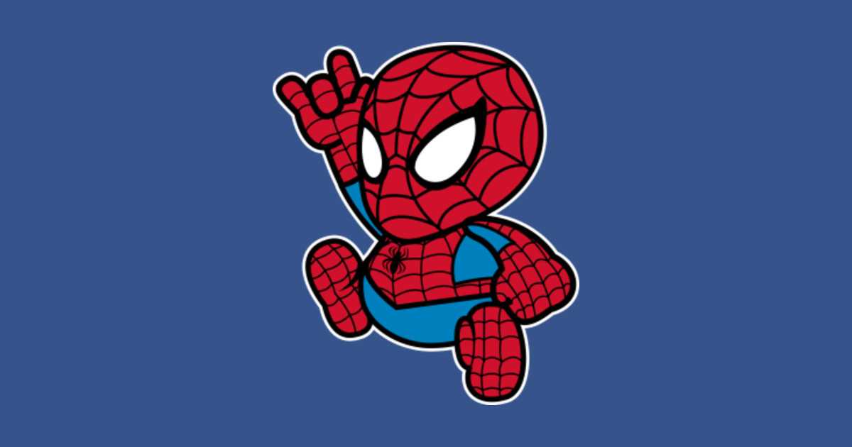 Cute Spidey - Spider Man - Sticker | TeePublic