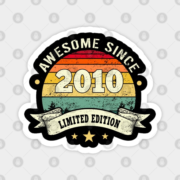 Awesome Since 2010 Magnet by Cooldruck