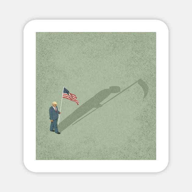 Trump Reaper Magnet by John Holcroft