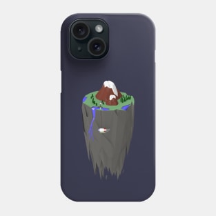 Floating Lo-Poly 3D Minimalist Island Phone Case