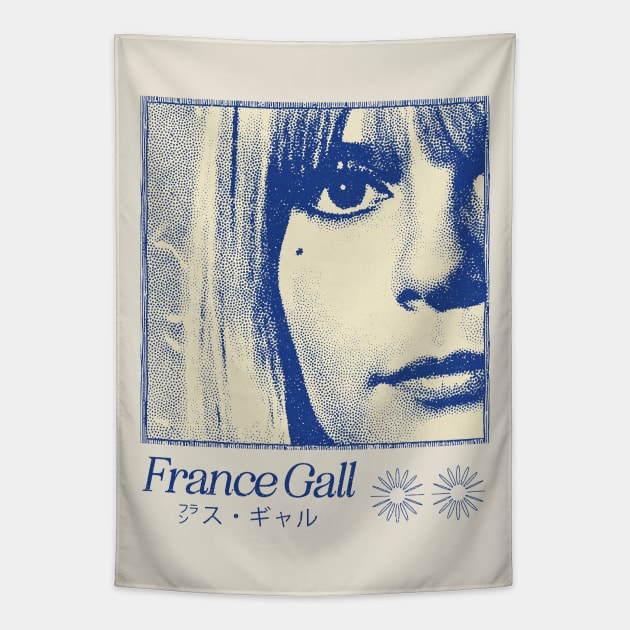 France Gall / 60s Aesthetic Design Tapestry by unknown_pleasures