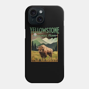 Bison Yellowstone National Park US National Parks Phone Case