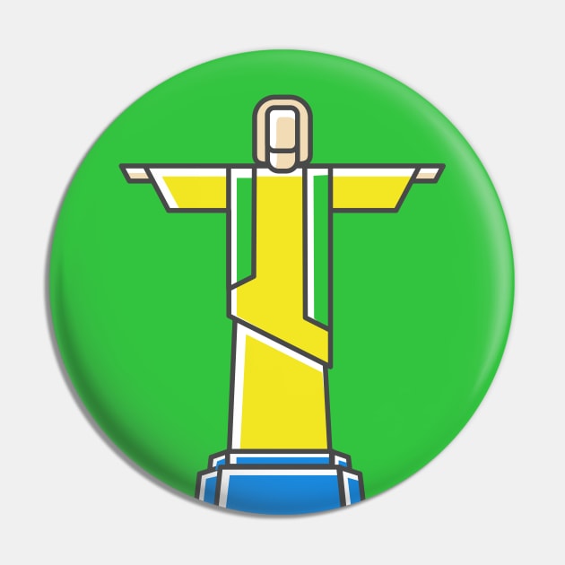 Christ The Redeemer Pin by LBenjamin