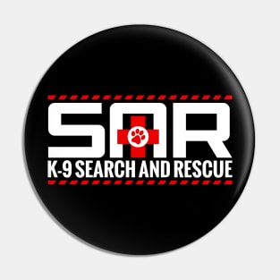 K-9 Search and Rescue Pin