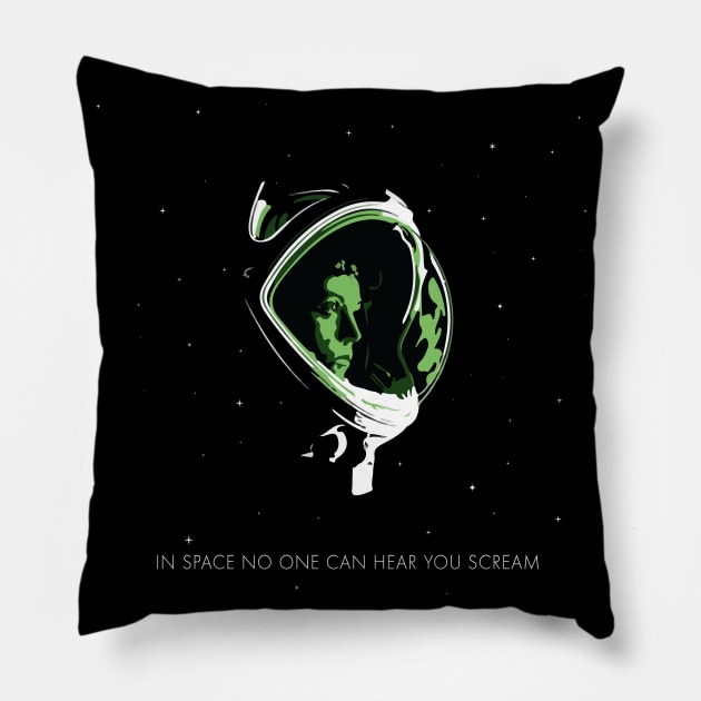 Alien - Space Pillow by NorthWestDesigns