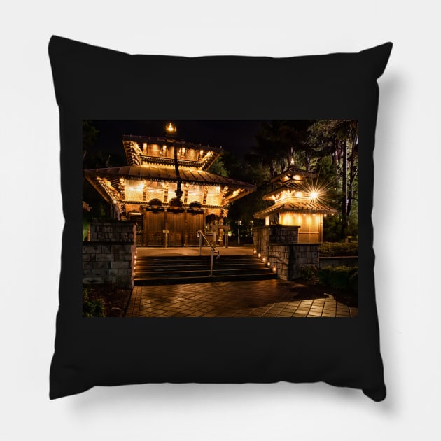 The Nepalese Pagoda Pillow by krepsher