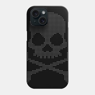 The Skull of Head Dot Matrix Phone Case