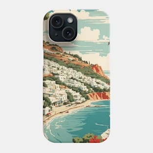 Skyros Greece Tourism Vintage Travel Poster Phone Case