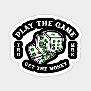 Dice Game Get Money Vintage Retro Artwork Magnet