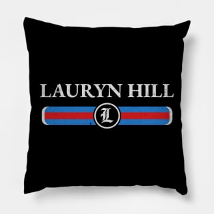 Graphic Lauryn Name Vintage Birthday Retro Gift Pillow