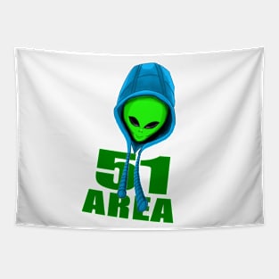 Alien area 51 Tapestry