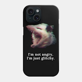 Glitchy possum Phone Case