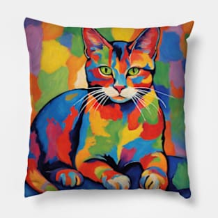 fauvism cat art les fauves pt13 Pillow